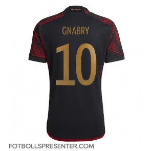 Tyskland Serge Gnabry #10 Borta Matchtröja VM 2022 Kortärmad